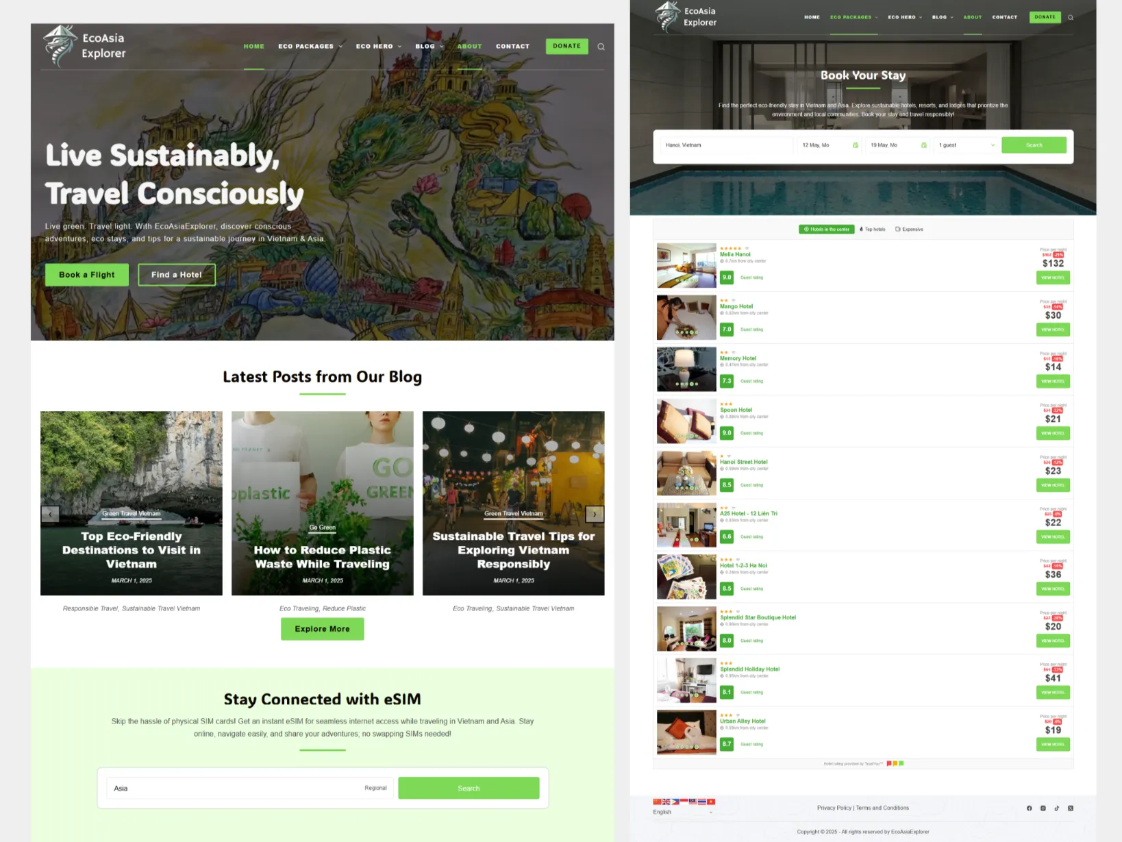 Project Image of EcoAsiaExplorer